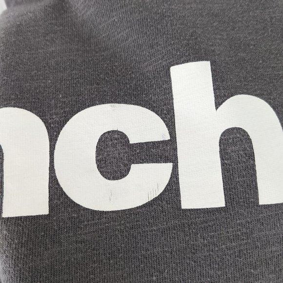 2 for $20 Bench Grey Logo Sleeve Sweatshirt Size M - Picture 4 of 5